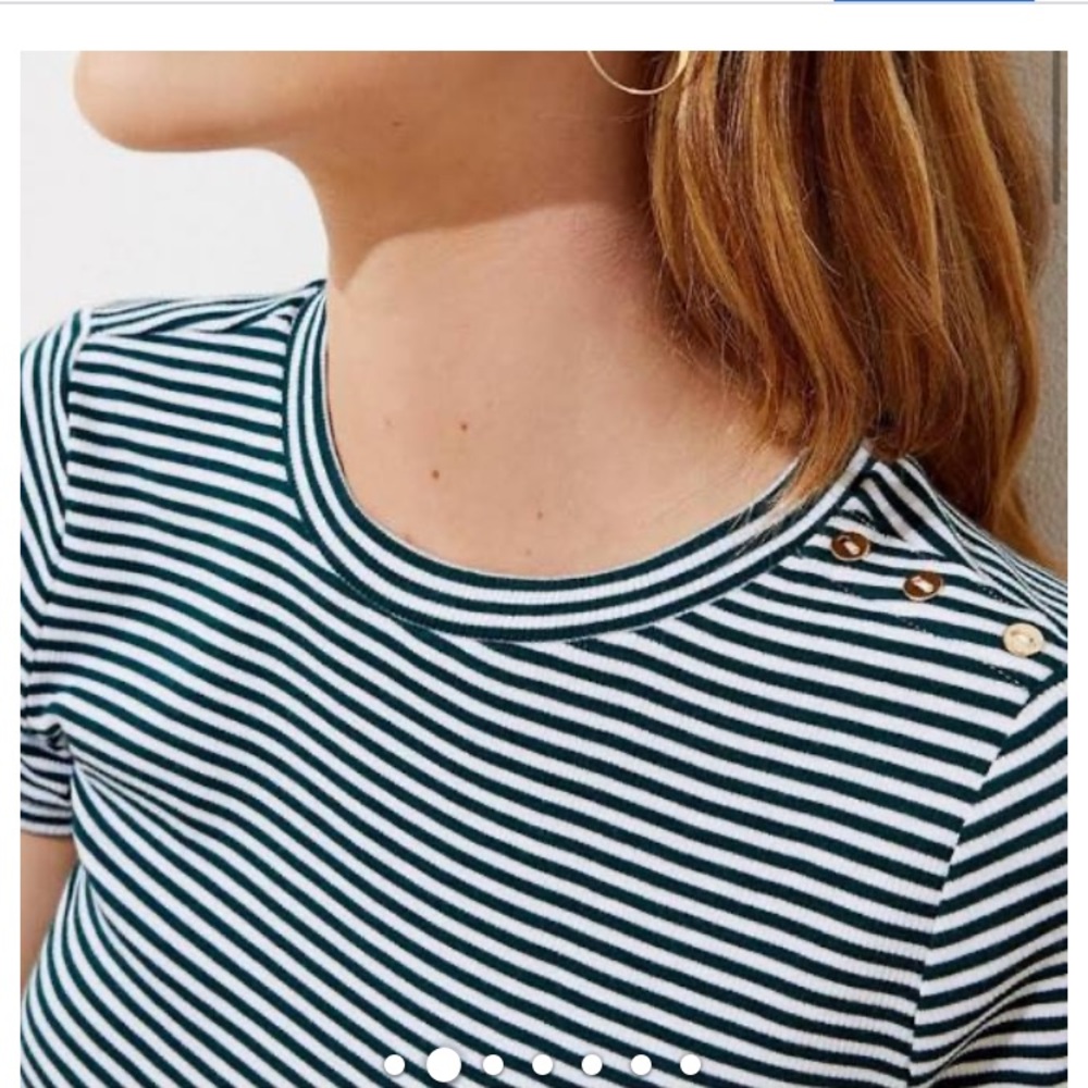 Loft Striped Top - Picture 2 of 5